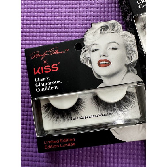 Set of 3 Marilyn Monroe x KISS Limited Edition Lashes NEW - Picture 2 of 4